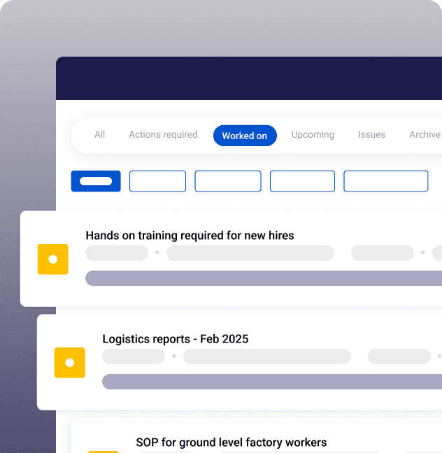 Communication - Visual representation of Keep teams aligned with real-time updates, discussions, and notifications, ensuring everyone stays informed and engaged throughout improvement initiatives.